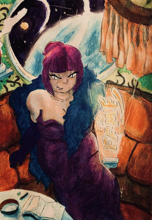 Fame! (fanart for Solene)